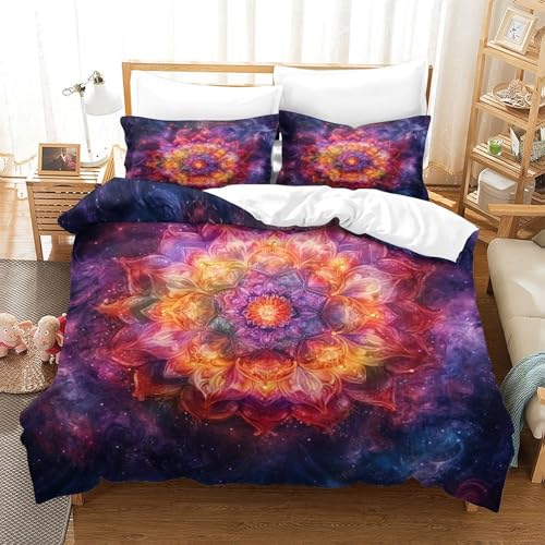 Housse de couette 200x200 cm avec fermeture éclair résistante lit double
