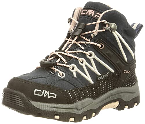 CMP Kids Rigel Mid Trekking Shoe Wp Trekkingschuhe, Asphalt Rose, 36 EU