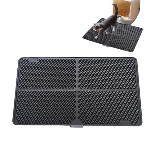 Krmoau Tappetino per lettiera per gatti, impermeabile, pieghevole, impermeabile, per interni e gatti, accessorio per la casa