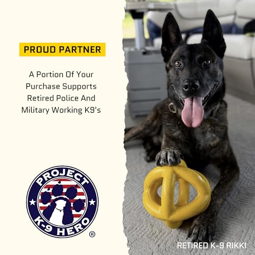 WoofBite Virtually Indestructible Diamond Dog Toy - Tough Chew Toy for Medium/Large - image 6