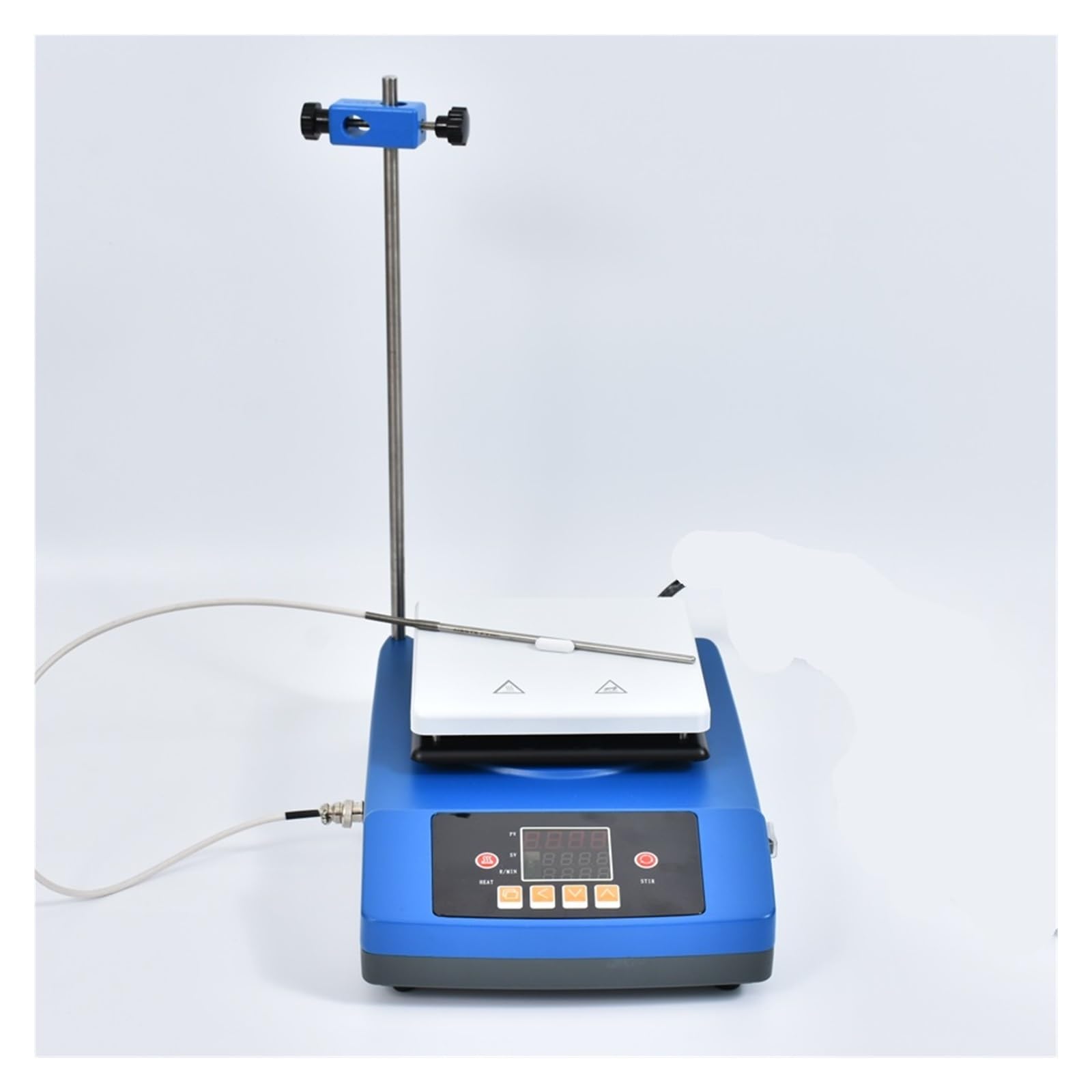 Aparato de laboratorio, placa caliente eléctrica y manto calefactor, calentador matraz con agitador magnético