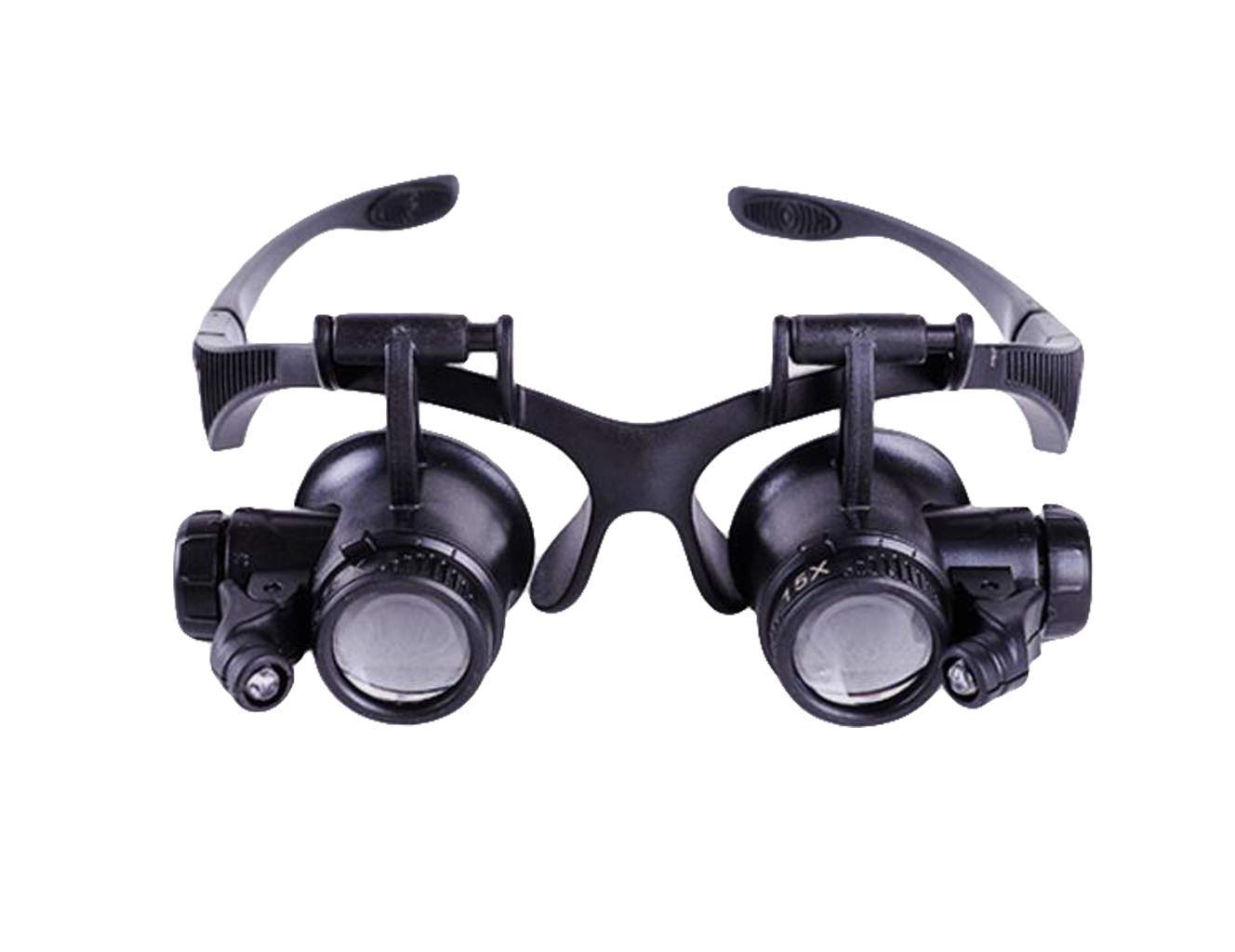 Head-Mounted Magnifying Glass,Reading And Watching Tv Welding Led Magnifier