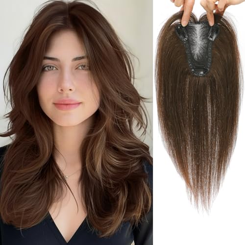 MEIYOU Clip In Bangs, 12 Polegadas Franjas Clip Hair Toppers Para...