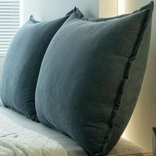 ブルー,Twin/100cm,オーバーサイズヘッドボード付きベッド、背もたれ位置サポートクッション、無地のフルボルスターウェッジ、エルゴノミクス腰枕、取り外し可能カバー付き