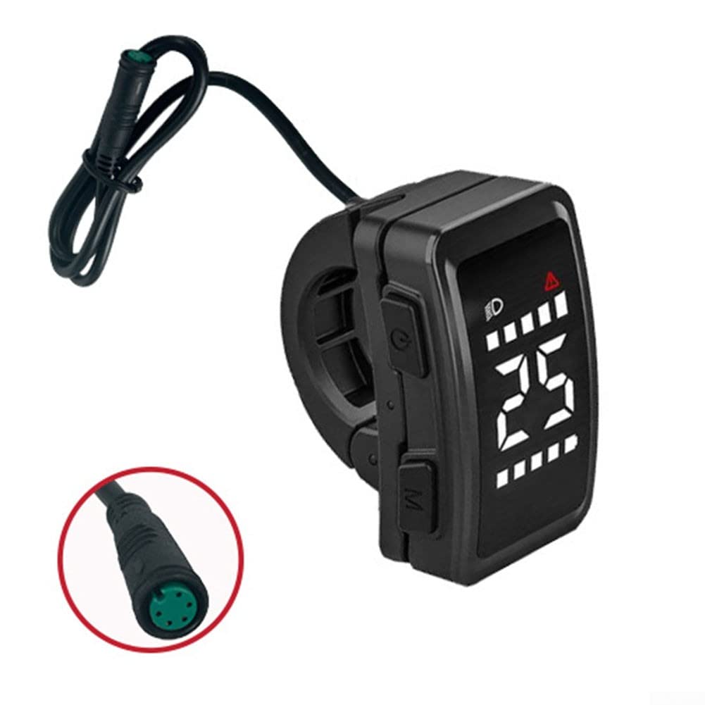 Bicicleta eléctrica inteligente DZ40 Pantalla Ebike Pantalla impermeable E Bike Compita para Bafang BBS01, BBS02,