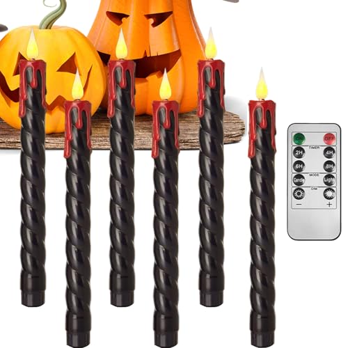 Velas LED sin llama para meditación zen y luz de Halloween decorativa