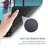 Retrowave Synthwave Large Gaming Mouse Pad XL Desk Mat Long Extended Mousepad Nonslip Rubber Base Stitched Edges Office Desktop Decor Mice Pads 31.5'' X 11.8''