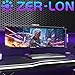 ZER-LON 49 Inch Curved Ultrawide Gaming Monitor, 165Hz 1500R 32:9 Daul FHD 3840 x 1080 Computer Monitor, 125% sRGB, 4000:1, FreeSync, HDR, DisplayPort, Supports Wall Mounted Installation