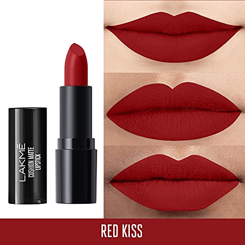 Image of Lakme Cushion Matte Lipstick|| Red Kiss|| 4.5g