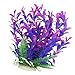 uxcell Plastic Aquarium Tank Aquatic Plant Grass Landscape Decoration 22cm Purple