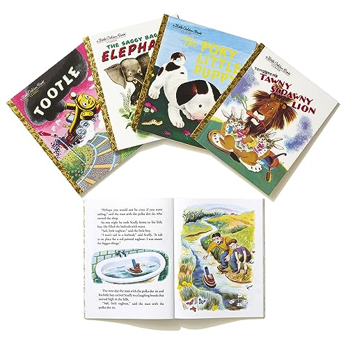 Classic Characters of Little Golden Books: The Poky Little Puppy, Tootle, The Saggy Baggy Elephant, Tawny Scrawny Lion, and Scuffy the Tugboat - Thumbnail 4