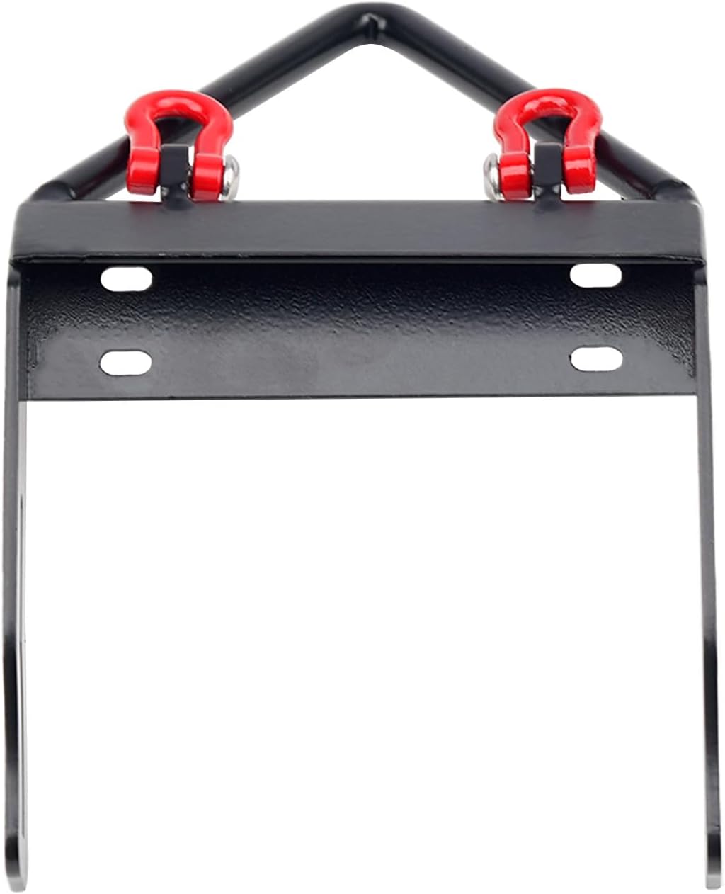 Metal Front Bumper with Winch Mount Shackles for 1/10 Axial SCX10 RC Crawler Upgrade