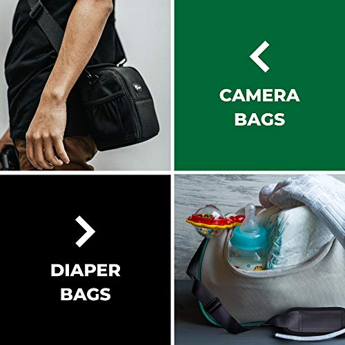 Get Bats Out Bag Replacement Shoulder Strap | Padded & Adjustable - Perfect For Duffle Bags, Laptop Bags, Briefcases, Camera Bags, Messenger Bags, Diaper Bags & More - Black #TOP3