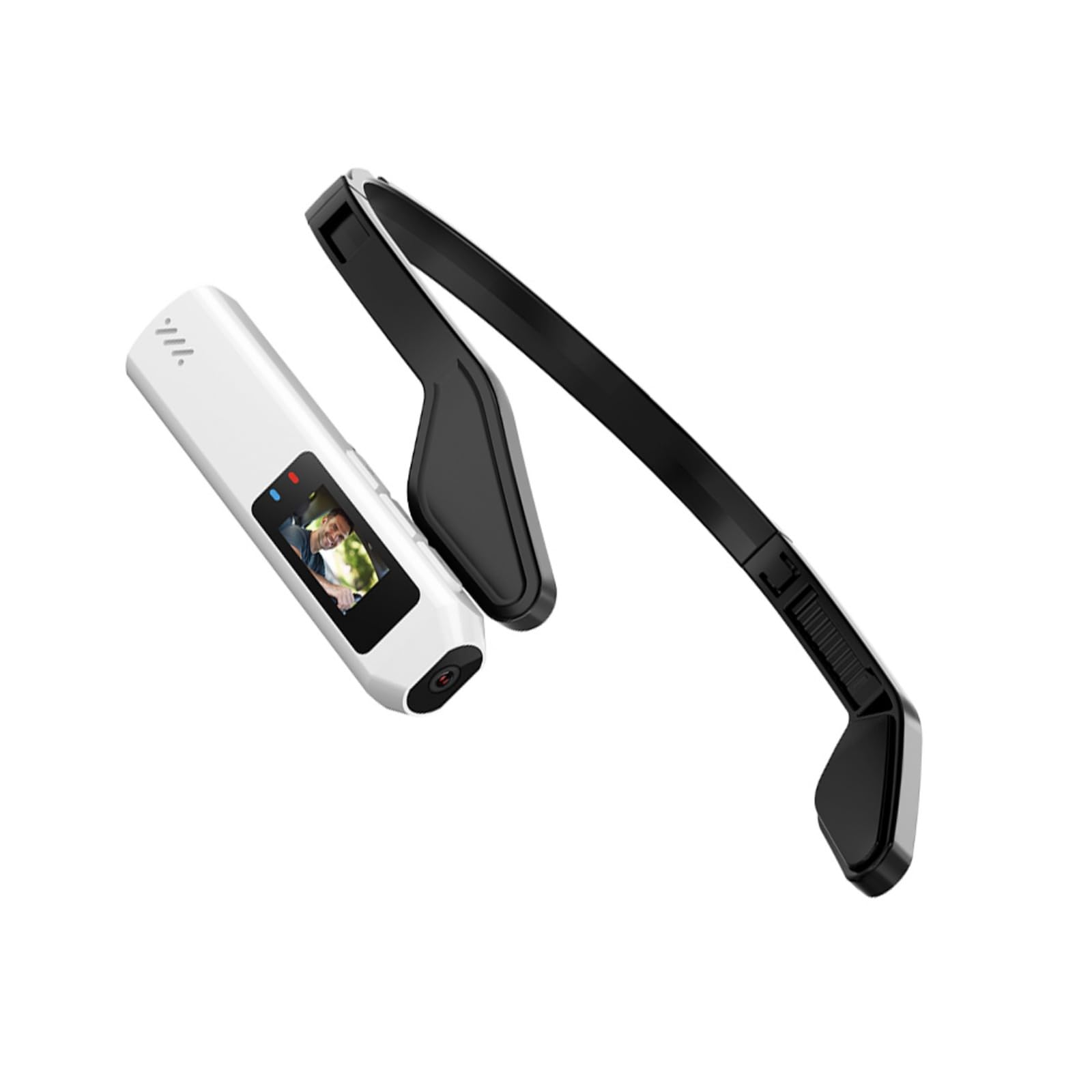 Fotocamera compatta con movimento bilanciato con pinze, capacità di ripresa completa gratuita per attività estreme registrazione della telecamera Vlog da viaggio trasportabile
