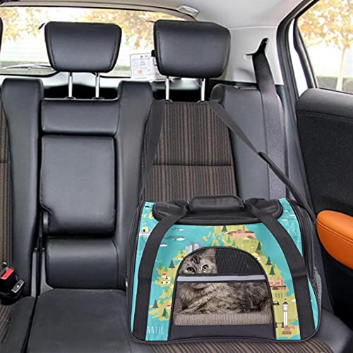 Bolsa de transporte para mascotas Bennigiry de diseño suave y seguro 7