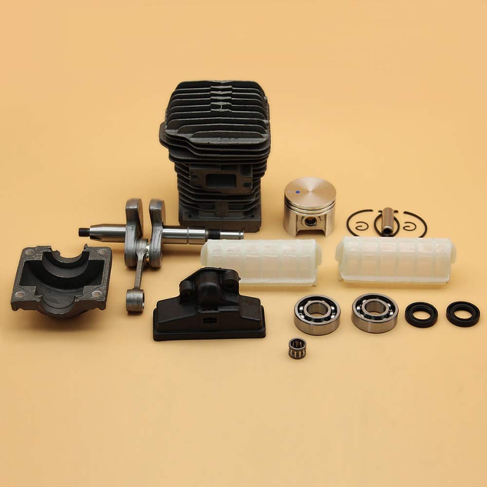 Tiempo Beixi El pistón del Cilindro del cojinete del cigüeñal del Sello de Aceite de Air Filter Kit Compatible con STIHL MS250 MS230 025 023 MS 250 230 Piezas del Motor de la Motosierra