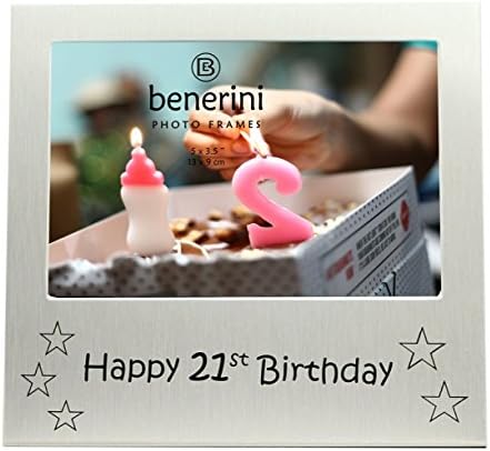 benerini Happy 16th Birthday Photo Picture Frame - 5 x 3.5 Inches - Unique Gift Idea For a Teenager