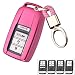 Royalfox(TM) 2 3 4 Buttons TPU Smart Remote Key Fob case Cover for Acura RLX RDX MDX ILX TLX PLX NSX,with Key Chain (not fit Engine Hold) (Pink)