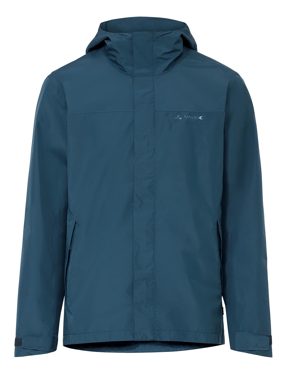 VAUDE Sportliche Jacke für ambitionierte Wandertouren, verstellbare Kapuze und UnterarmreiÃŸverschlüsse, Wasser- und Winddicht, PFAS-frei