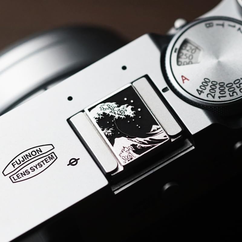 DBZZ Camera hot Shoe Cover and Shutter Buttons Soft Shutter Release Button - Compatible with Fuji xt5 xt50 xt30 xt200 xt100 xpro2 xpro3 (fsh Cover)