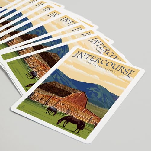 Naipes para adultos tamaño póker, 52 cartas miniatura 5