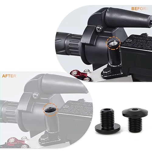 Miniatura 2 de Xitomer Tapones para orificios de espejo, perno inoxidable M10x1.25 para FZ-07 / FZ-09 / XSR900, Z650 / Z900 / Z1000, Grom / CRF1000L, DR-Z 400S