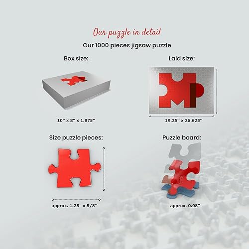 Miniatura 5 de MyPuzzle Landscape 1925-1928 por Vincent Van Gogh - Rompecabezas prémium de 1000 piezas para adultos