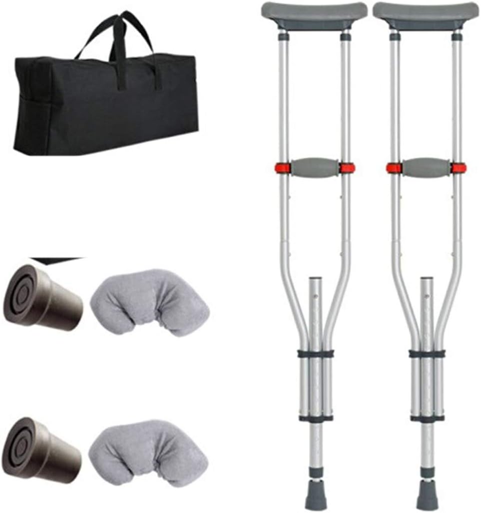 Crutches Adjustable Height Aluminum Heavy Duty Adult