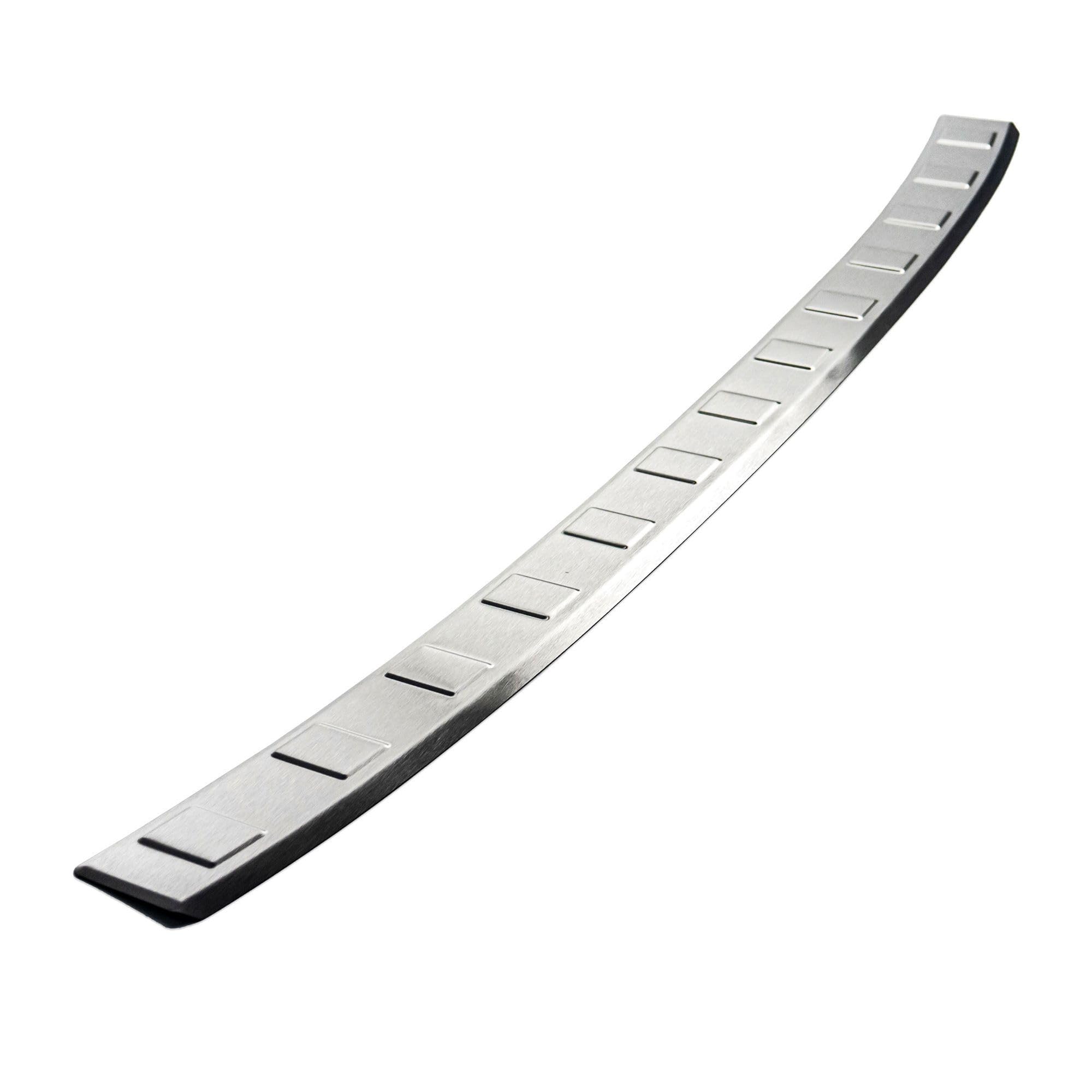 CHROMEMASTER | Protezione Paraurti Posteriore Compatibile con VW Taigo 2021+; Acciaio inossidabile, Spazzolato, Argento; Protezione Paraurti Protegge la Vernice del Paraurti dai Graffi