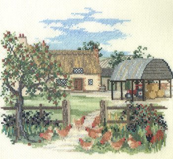 Bothy Threads Cross Stitch Kit - Countryside - Appletree Farm