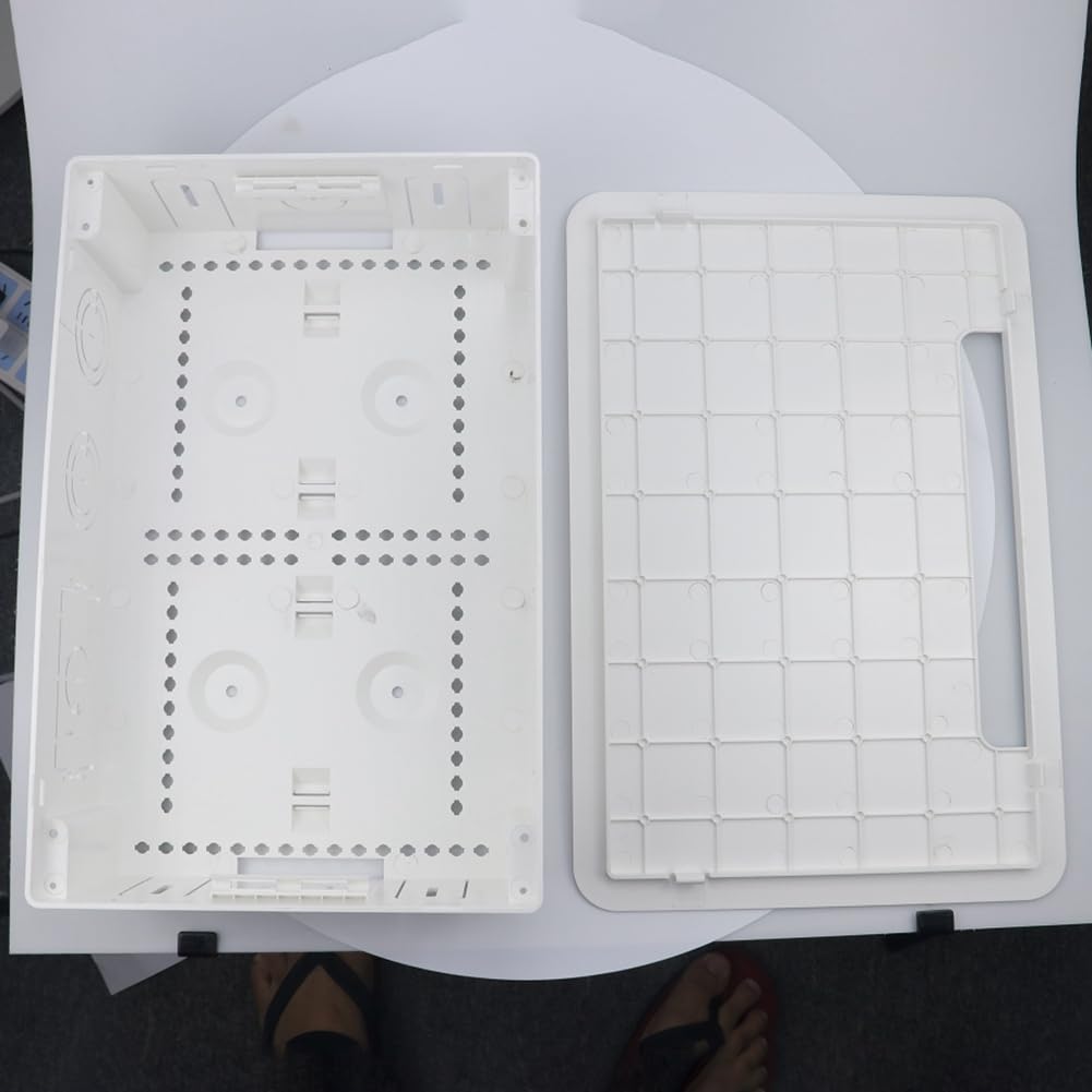 Box Multimediale da Parete per TV da 9 Pollici, Presa TV da Incasso e Contenitore di Rete per/per/Fire/per One Connect