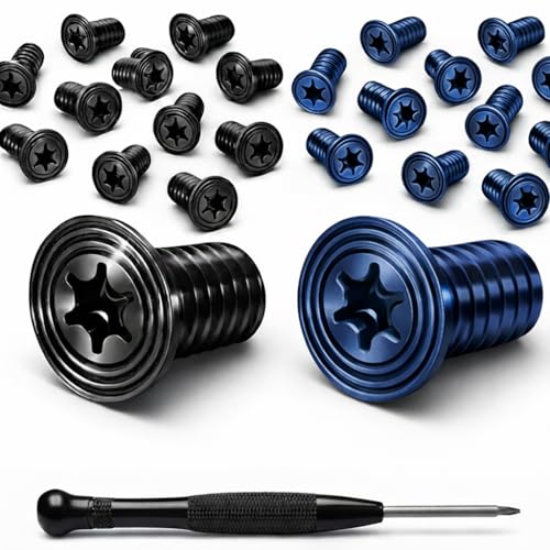 Replacement Screws for The Ridge Wallet with Screwdriver 14 Black & 14 Blue Compatible Upgrade Kit (Wallet Not Included)