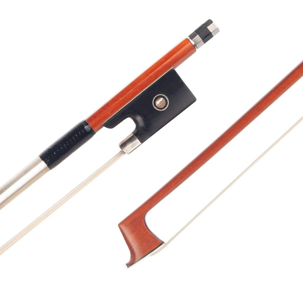 Violin Parts Master Level High Grade Pernambuco 4/4 Violin Bow W/AAA Grade Mongolia Horsehair Lizard Skin Grip Ebony Frog