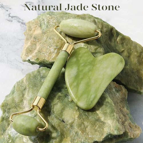 Baimei JK-0052 Icyme Gua Sha & Jade Roller Facial Tools Face Roller And Gua Sha Set thumb #3