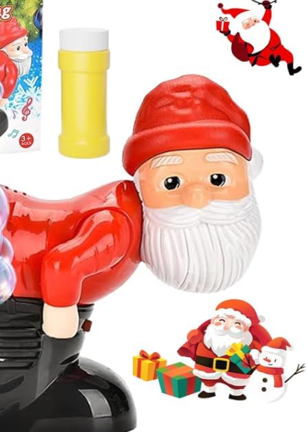 2026 New Santa Claus Bubble Machine