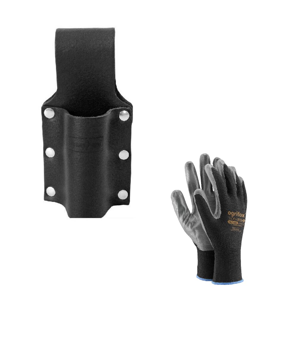 GERÜSTBAU PROFI SET Magnet Wasserwaage 25cm + Gerüstbauratsche 19/22 + Latthammer + 3 Halter + Gürtel 120cm, Schwarz (Gürtel 120cm)