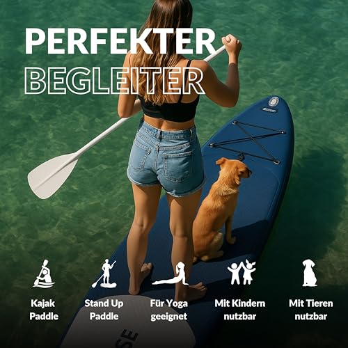 NOARD SUP Board aufblasbar Double-Layer-Dropstitch 326 cm bis 140 kg