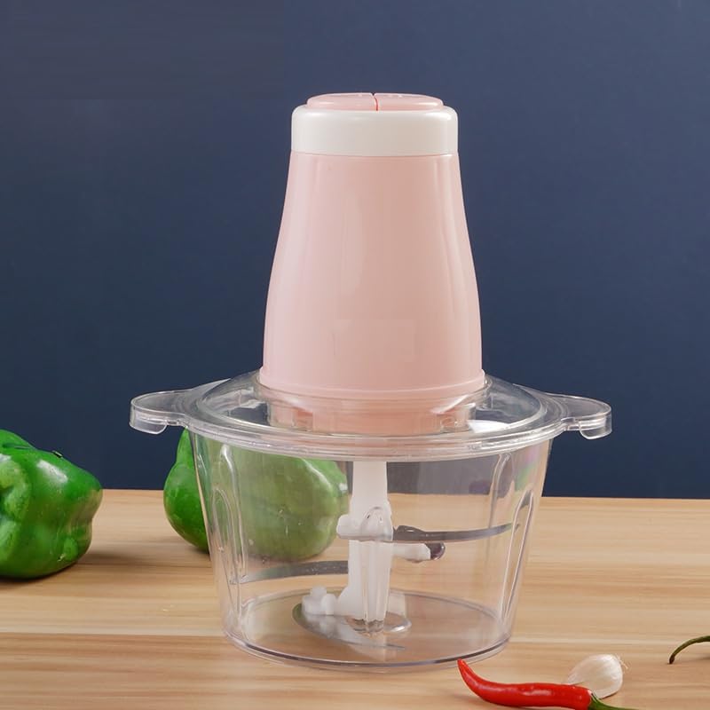 Mugath Electric Food Processor for Iftar Home Cooking,Glass Vegetable Chopper Meat Grinder, Rechargeable Portable Mincer Blender with 1.2L Glass Bowl,4 Sharp Removable Blades-image-43