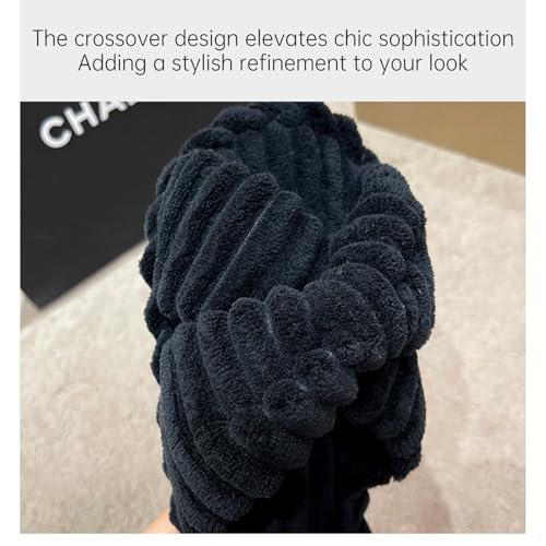 Fuzzy Cute Cross Flat Bottomed Fluffy Warm Slippers Comfy Autumn Winter Slippers, Cozy Plush Winter Indoor Outdoor4