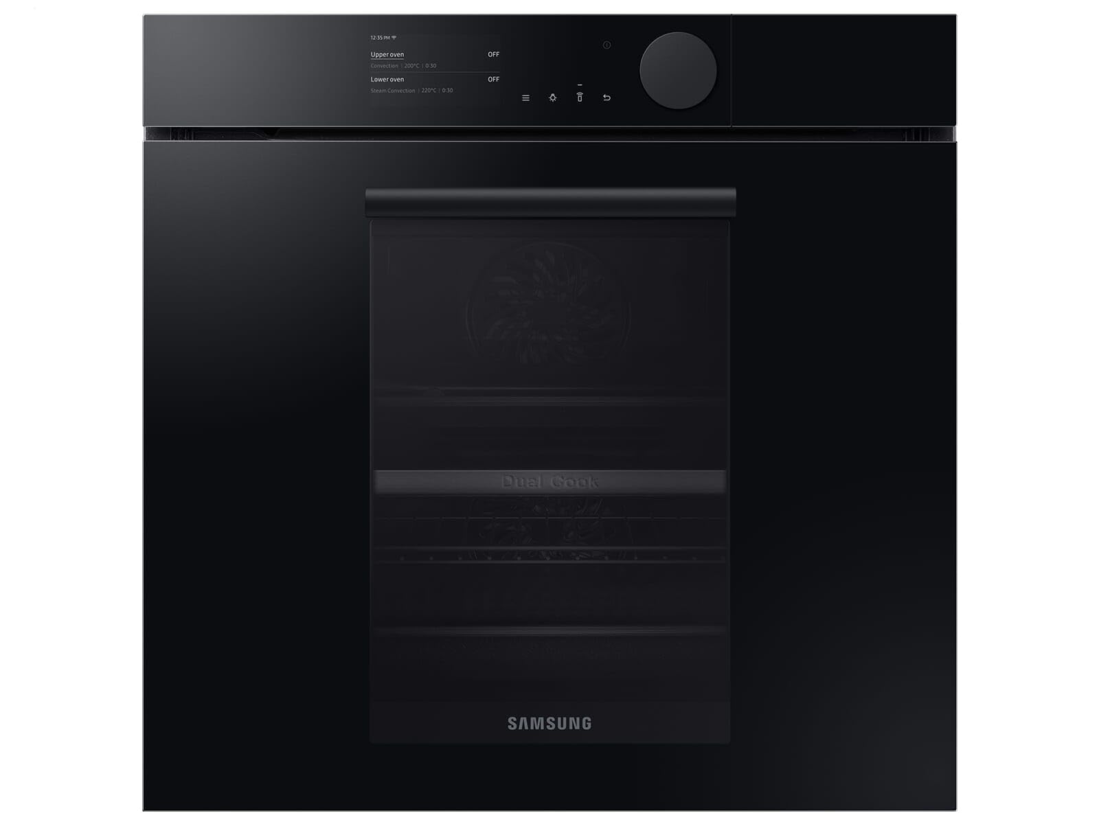 Samsung NV75T8879RK/EG Infinite Dual Cook Steam Pyrolyse Backofen Onyxschwarz glänzend