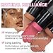 DAMUSI 6PCS Cream Contour Stick Makeup Contour Kit,Shades with Cream Bronzer Stick,Cream Blush Stick,Highlighter Stick for a Flawless Look,Long Lasting and Smooth Contorno Maquillaje - Set A