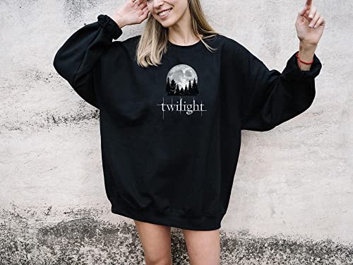 Twilight Crewneck Sweatshirt - Vintage Moon Forks Sweater, Movie Lovers Sweatshirt4