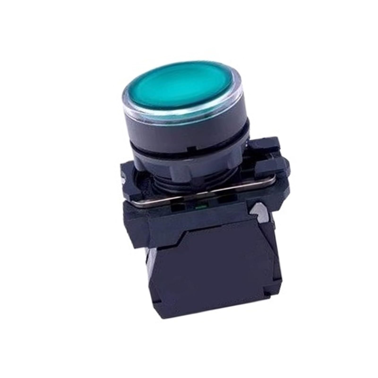 KKPOPP Push button switch XB5AW33B3C green 24V 2NO Ø22 panel mount for industrial equipment and automation systems control