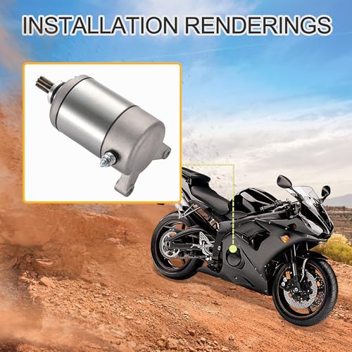 Motor de arranque GOOFIT para Kazuma Jaguar 500 500CC motocicleta ATV UTV Scooter miniatura 6