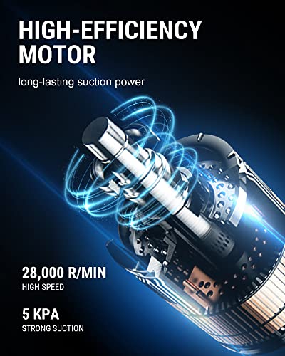 Powools-Car-Vacuum-Cordless-Rechargeable-Handheld-Vacuum-Cleaner-by-VacLife-High-Power-with-Fast-Cahrge-Tech-Portable-Vacuum-with-Large-Capacity-Battery-Handheld-Vac-Silver-PL8189