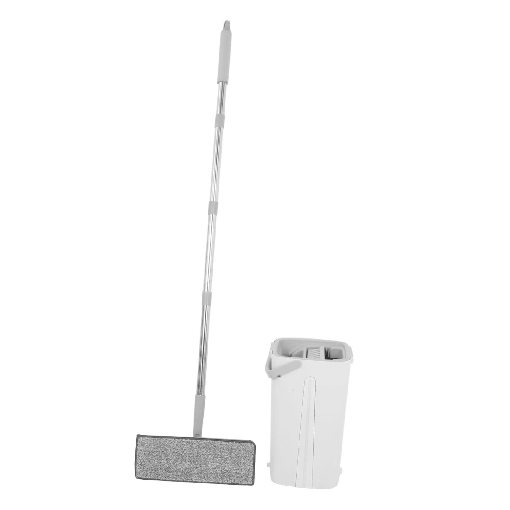 Trapeador Plano de Microfibra con Cubo y Escurridor Juego de Fregona Super Absorbente para Limpieza de Pisos , Paredes y Ventanas en Hogares y Oficinas