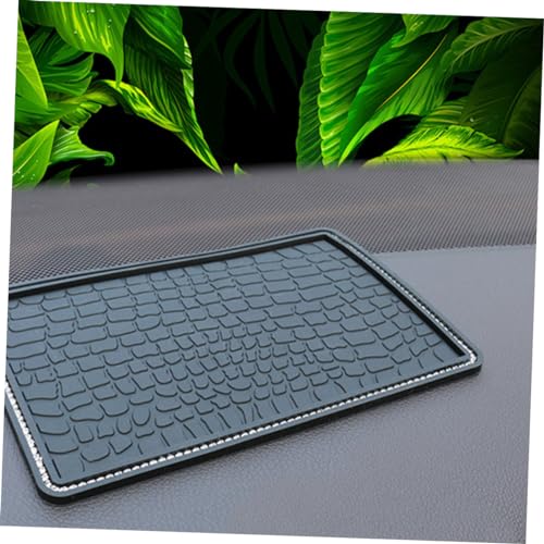 VINTORKY 2pcs Car Mat Rhinestone Accessories Bling Car Accessories Dashboard Accessories Anti-slip Pad Auto Dashboard Pad Dashboard Mat Car Accessories Bling Car Non Slip Pad for Dashboard