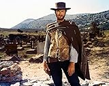 Clint Eastwood The Good, Bad And Ugly 24x36 Classic Hollywood Poster Iconic Pose In Poncho Cigar