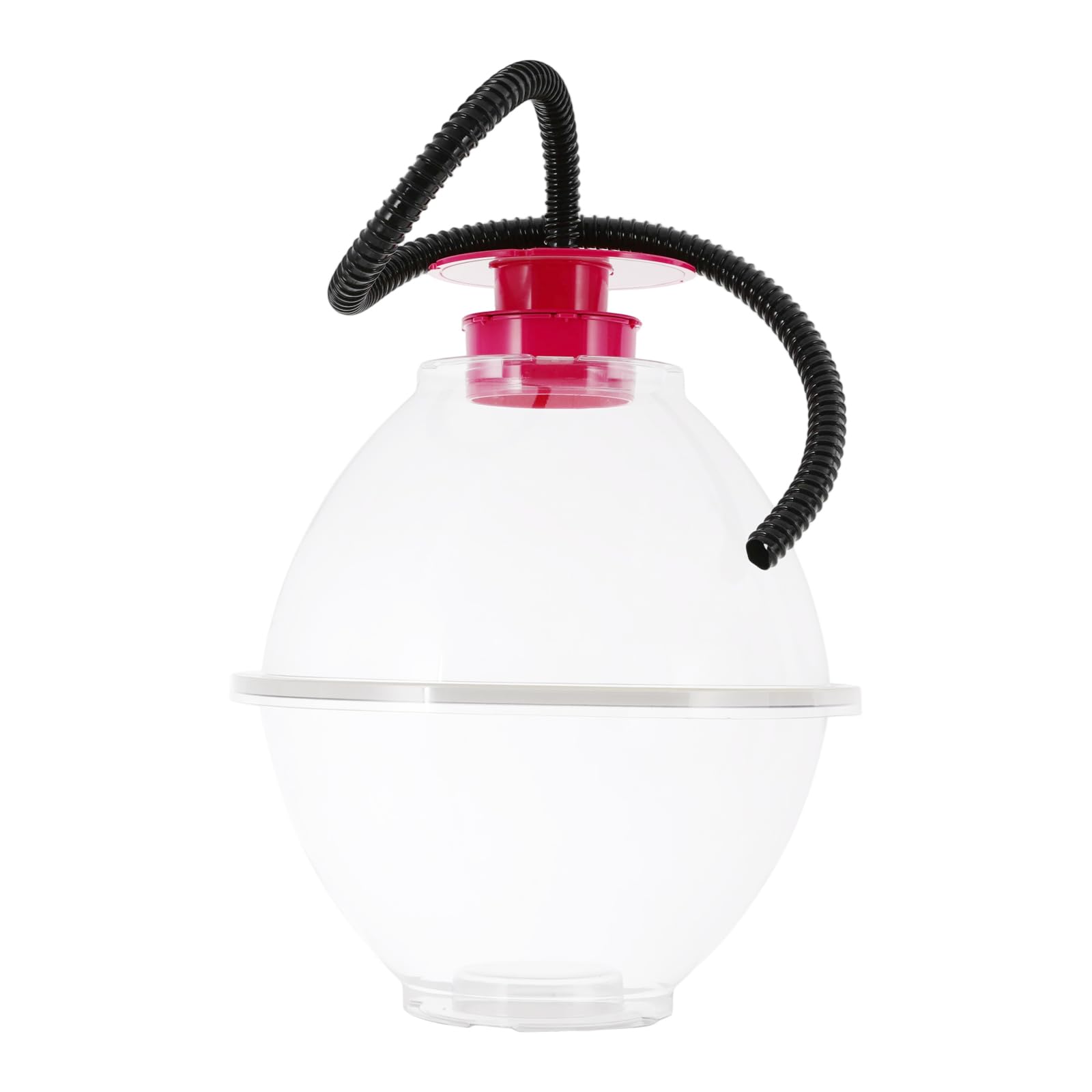 Ballonfüllmaschine 37 cm BallonfüLler Party-BallonzubehöR | Transparente Kunststoffkammer, Ballonfüllwerkzeug für Hochzeiten und Geburtstage, Inkl 1 m Schlauch, 2 Kragen