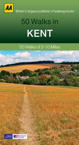 50 Walks in Kent (AA 50 Walks Series): 50 Walks of 2-10 Miles
